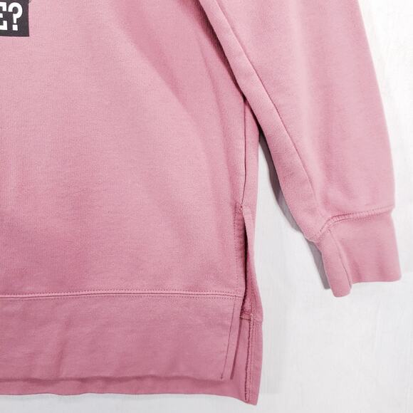 Love & Pineapples Sweatshirt Womens Size M Pink Thats A Horrible Idea Print Top - Picture 4 of 7